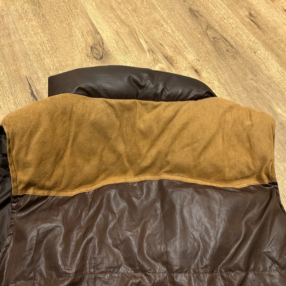 Puffy Vest Brown Large Parish Nation Vest men’s - Picture 4 of 9